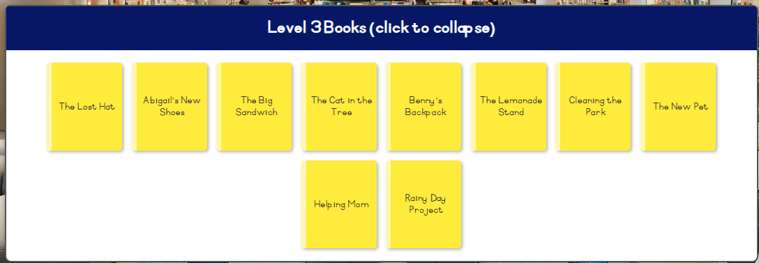 Books Per Level